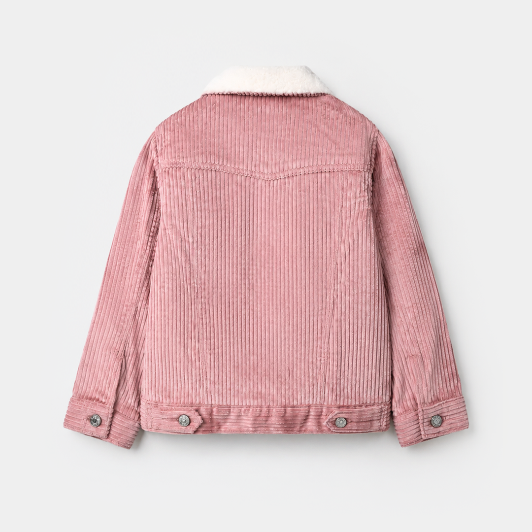 Girls Corduroy Jacket Pink
