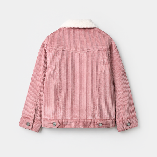 Girls Corduroy Jacket Pink