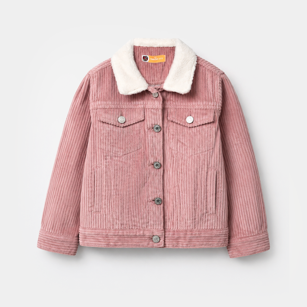 Girls Corduroy Jacket Pink