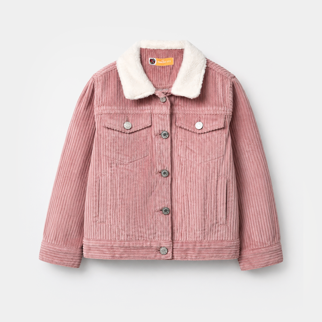 Girls Corduroy Jacket Pink