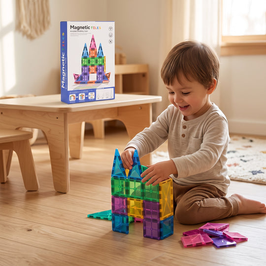 Magnetic Tiles Building Colorful Set | 27Pcs