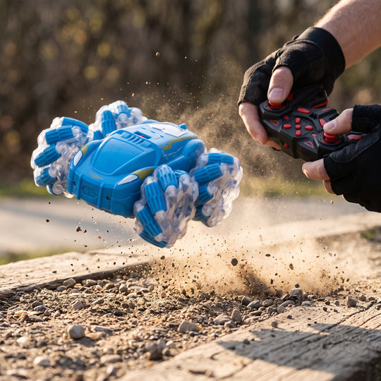 Remote Control Stunt Car with Gesture Control Function