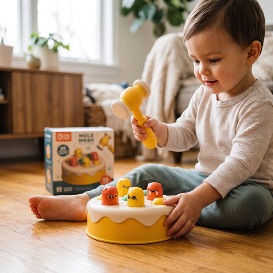 Puzzle Cake Whack-A-Mole Educational Toy