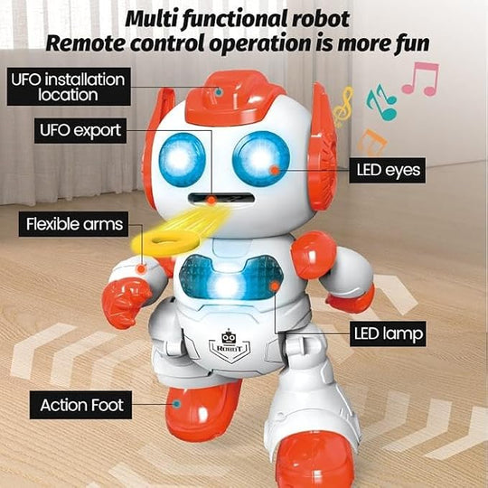 Remote Control Dance & Disc-Shooting Robot