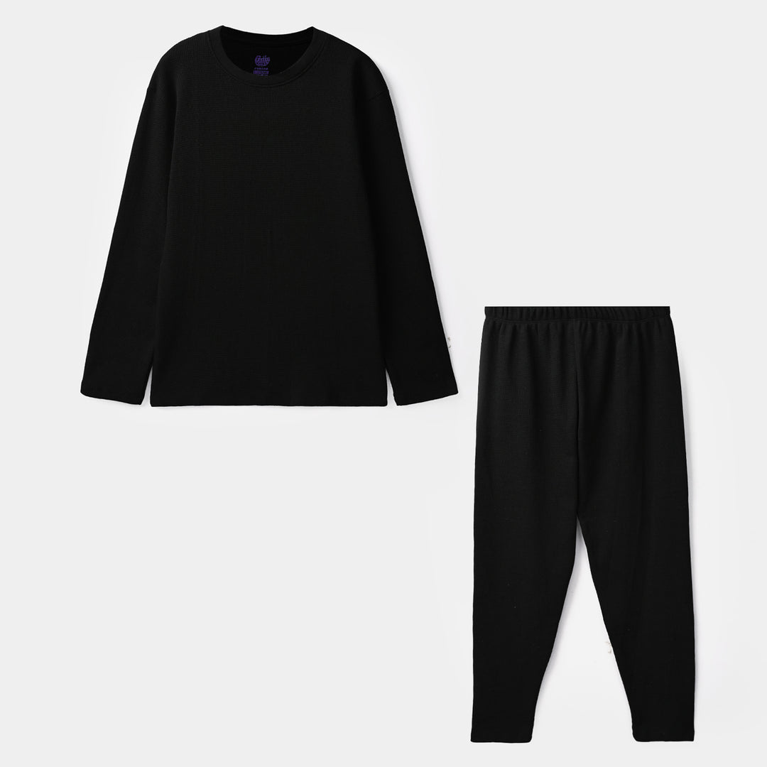 Boys Thermal Inner Suit Black