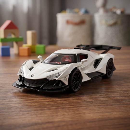 Die-Cast Model Car with Light & Sound