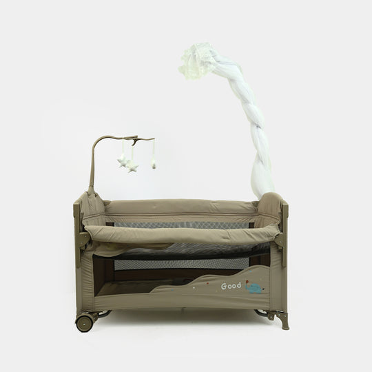 Kidilo Baby Play Pen with Rocking & Mosquito Net (T-706S)
