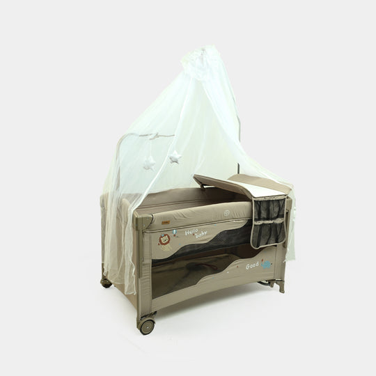 Kidilo Baby Play Pen with Rocking & Mosquito Net (T-706S)
