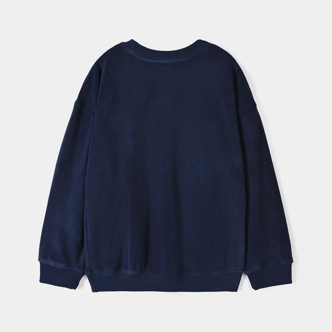 Boys Fleece Sweatshirt Athletic Club-BLUE