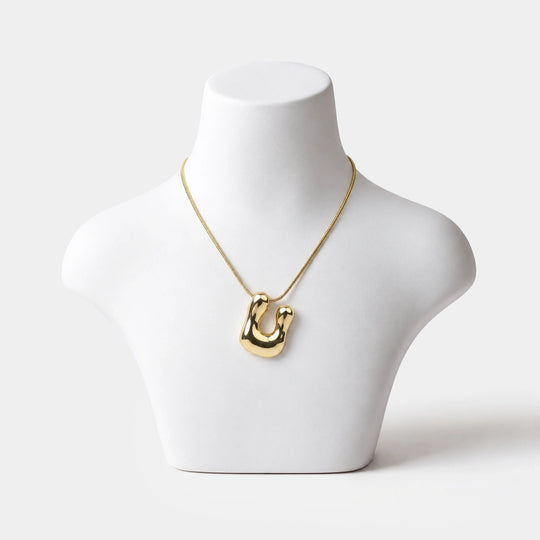 Necklace & Alphabet Pendant for Girls