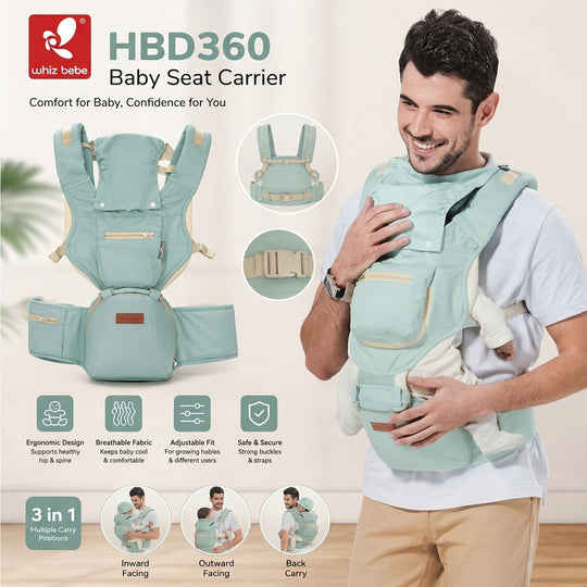 3-in-1 Ergonomic Baby Hip Seat Carrier