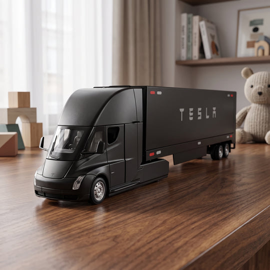 Die-Cast Semi Transporter Truck Model