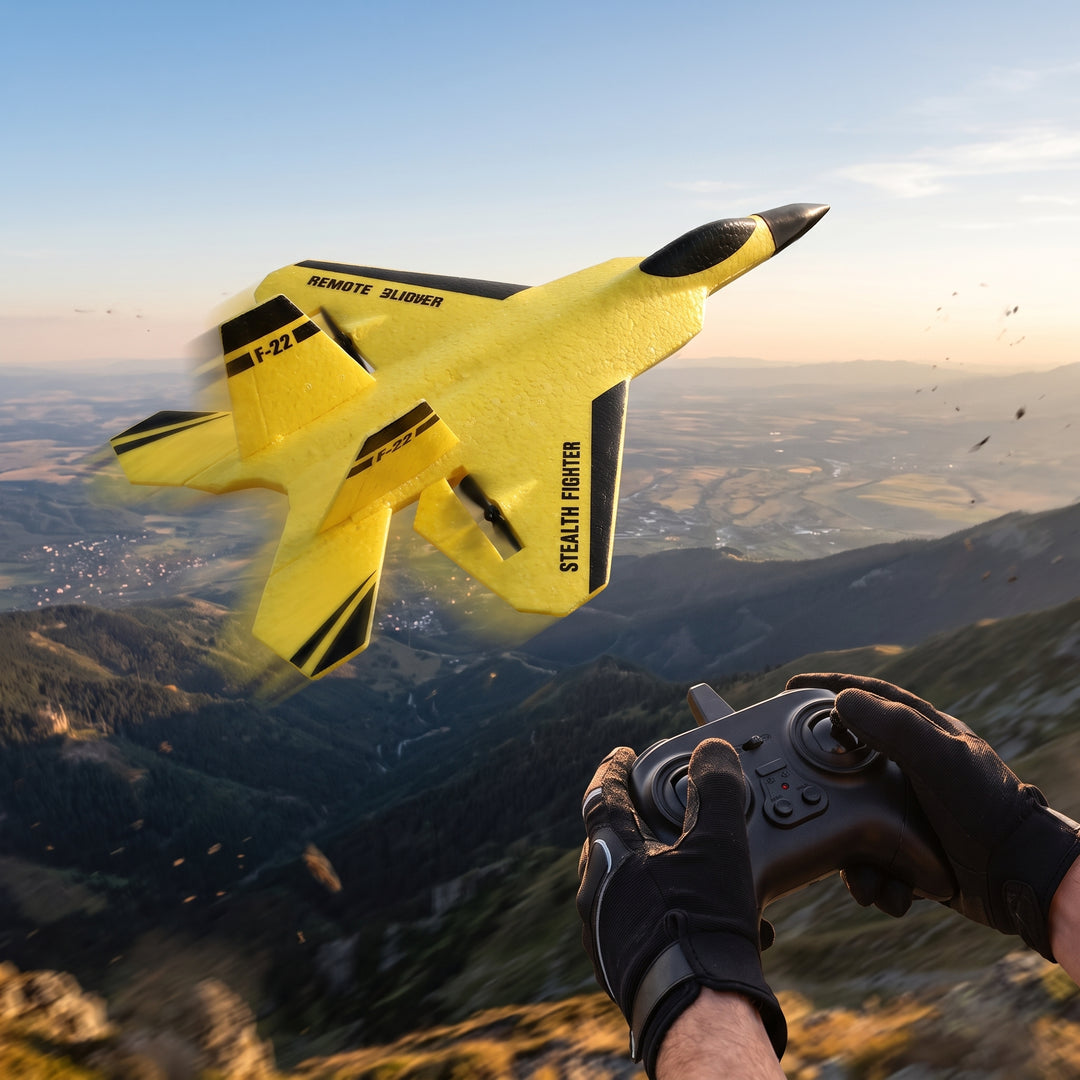 Remote Control Foam Glider - Raptor Fighter