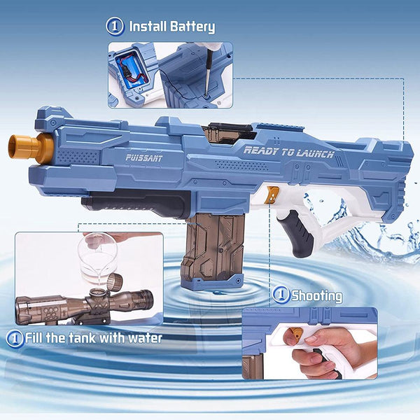 Combat Water Blaster Toy Electric Continuous Firing