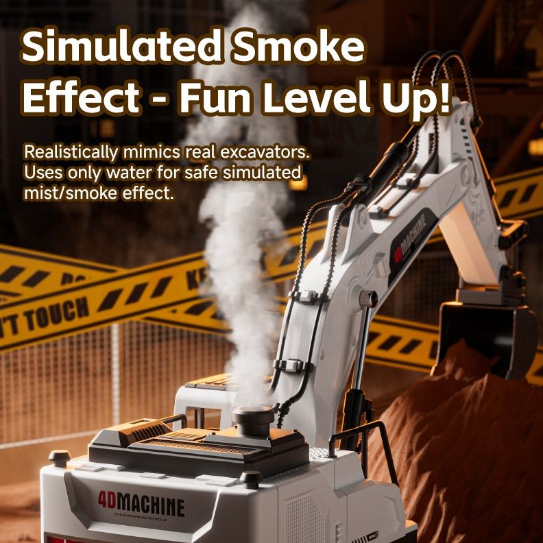 Remote Control Excavator Toy for Kids