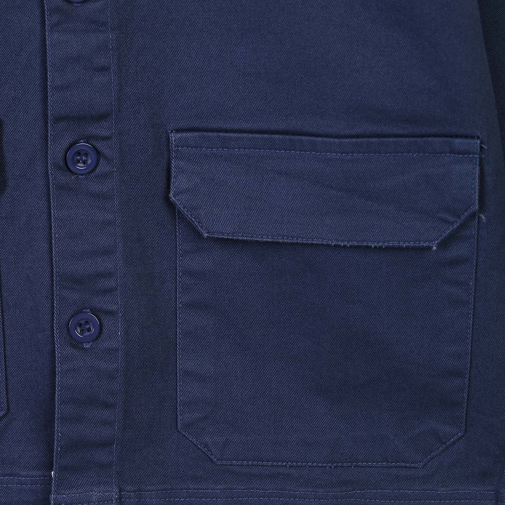 Boys Cotton Twill Shirt (Insignia)-BLUE