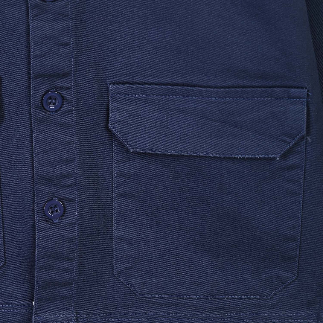 Boys Cotton Twill Shirt (Insignia)-BLUE