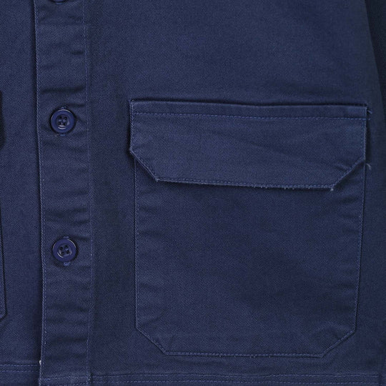 Boys Cotton Twill Shirt (Insignia)-BLUE