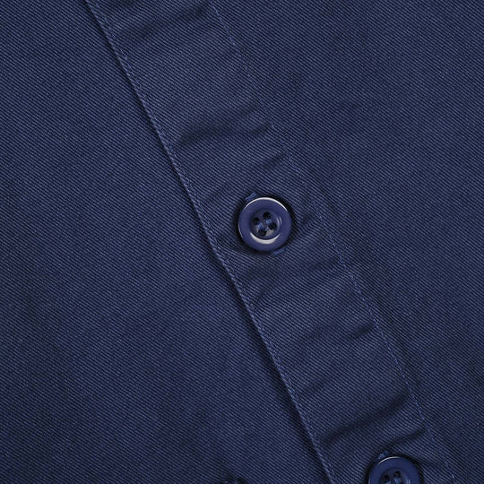 Boys Cotton Twill Shirt (Insignia)-BLUE