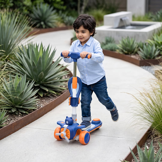 Kids' 3-Wheel Scooty with Lights & Sound