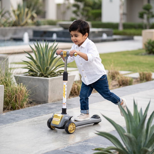 Kids' 3-Wheel Scooty with Lights & Sound