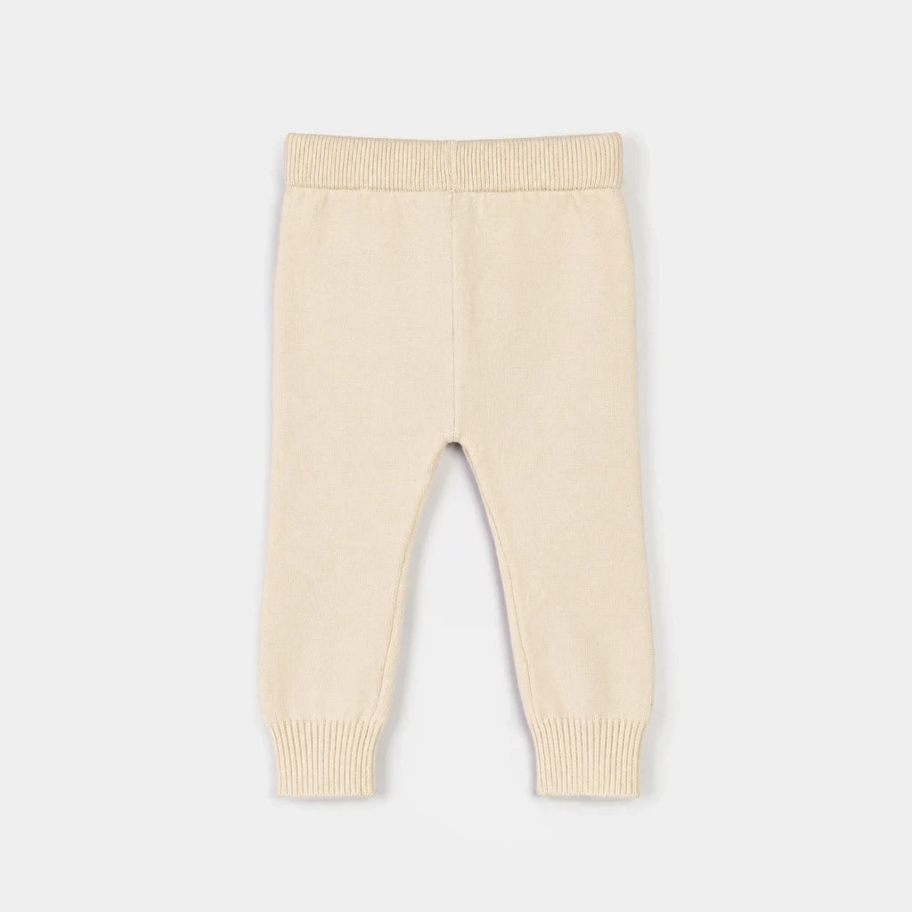 Infant Boys Acrylic Co-ord Set-Classy-Cream