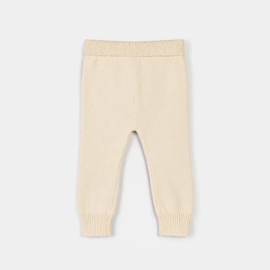 Infant Boys Acrylic Co-ord Set-Classy-Cream