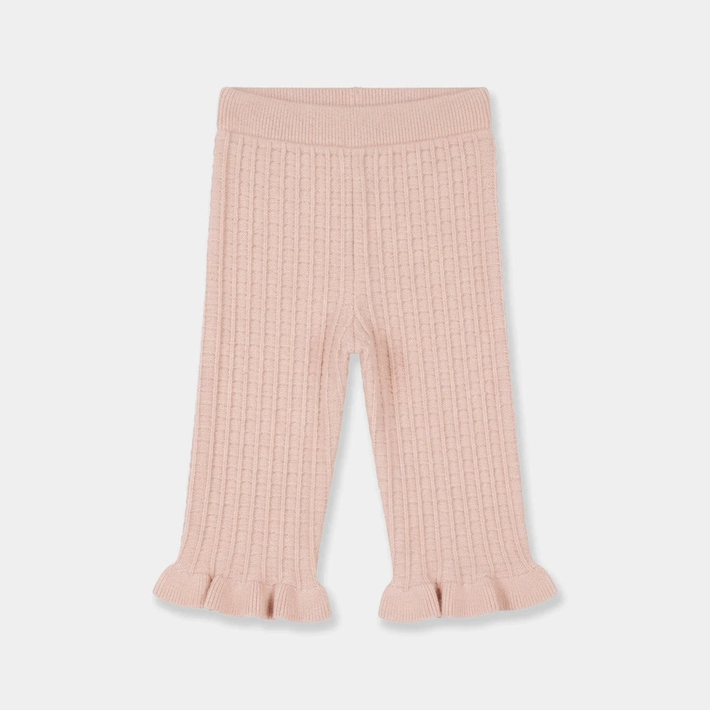 Infant Girls Acrylic Co-ord Set-Box Cabling-Lt.Pink