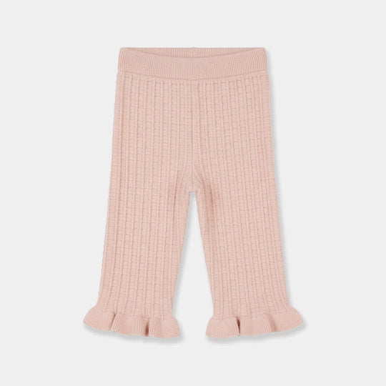 Infant Girls Acrylic Co-ord Set-Box Cabling-Lt.Pink