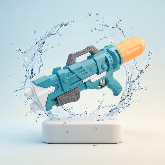 Dual-Nozzle High-Capacity Water Soaker Blaster Toy