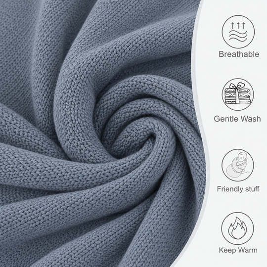 Soft & Comfortable Knitted Baby Blanket