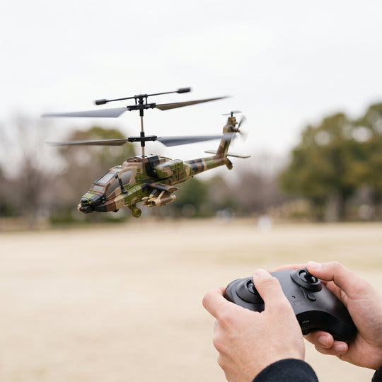 Remote-Controlled Military Helicopter