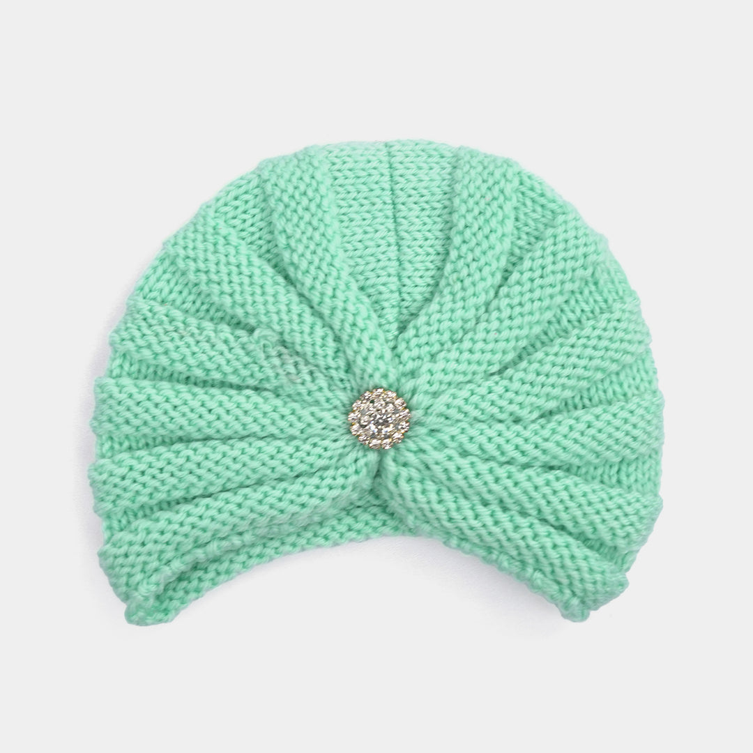 Woolen Baby Turban Cap/Hat