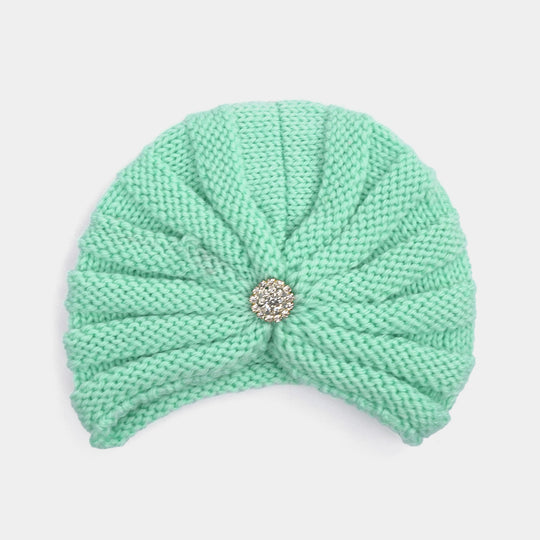 Woolen Baby Turban Cap/Hat