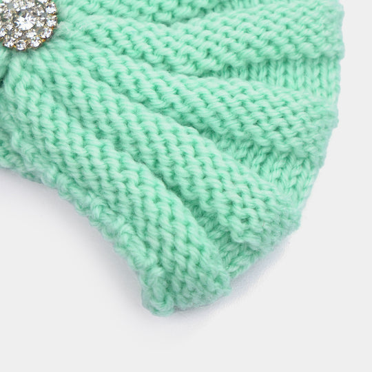 Woolen Baby Turban Cap/Hat