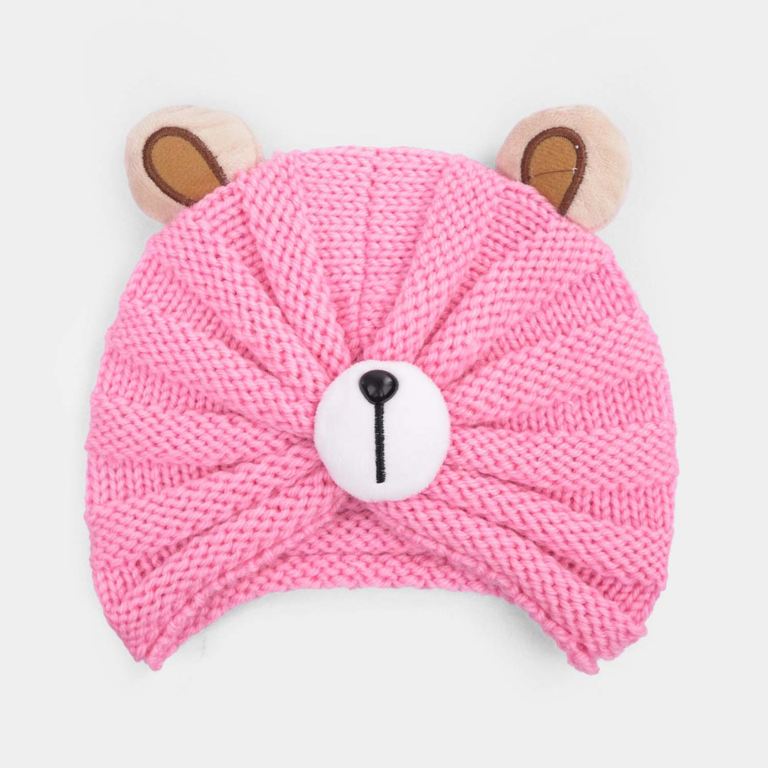 Woolen Baby Turban Cap/Hat