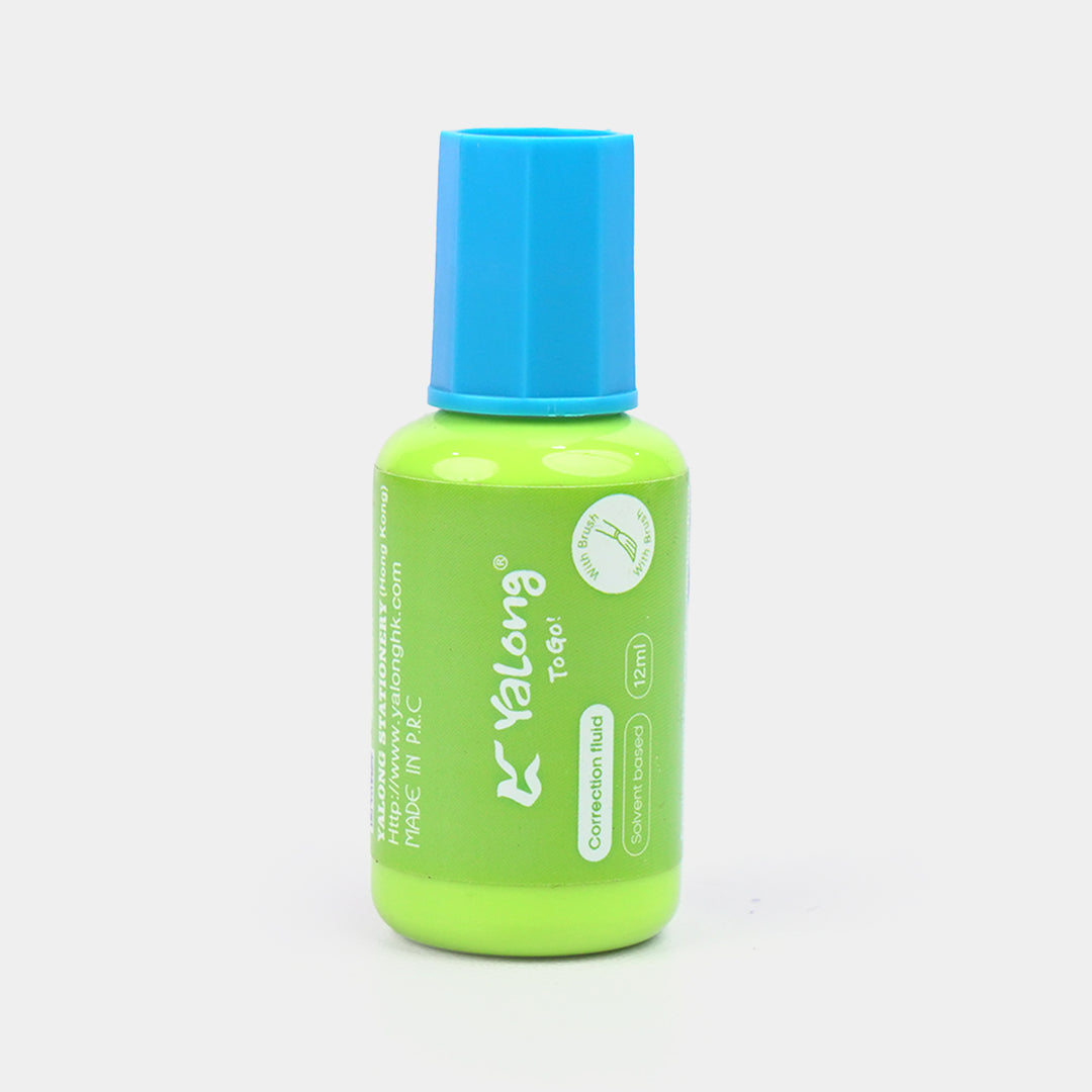 Solvent-Based Correction Fluid with Brush - 12ml