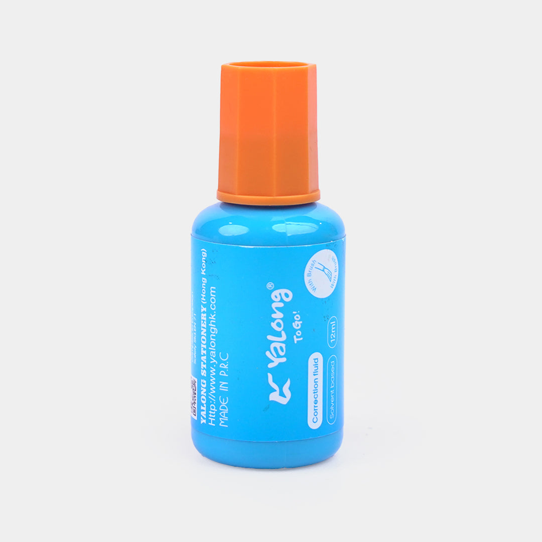 Solvent-Based Correction Fluid with Brush - 12ml