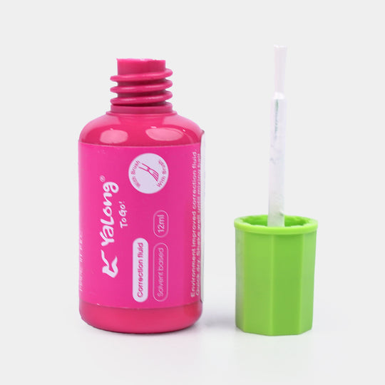 Solvent-Based Correction Fluid with Brush - 12ml