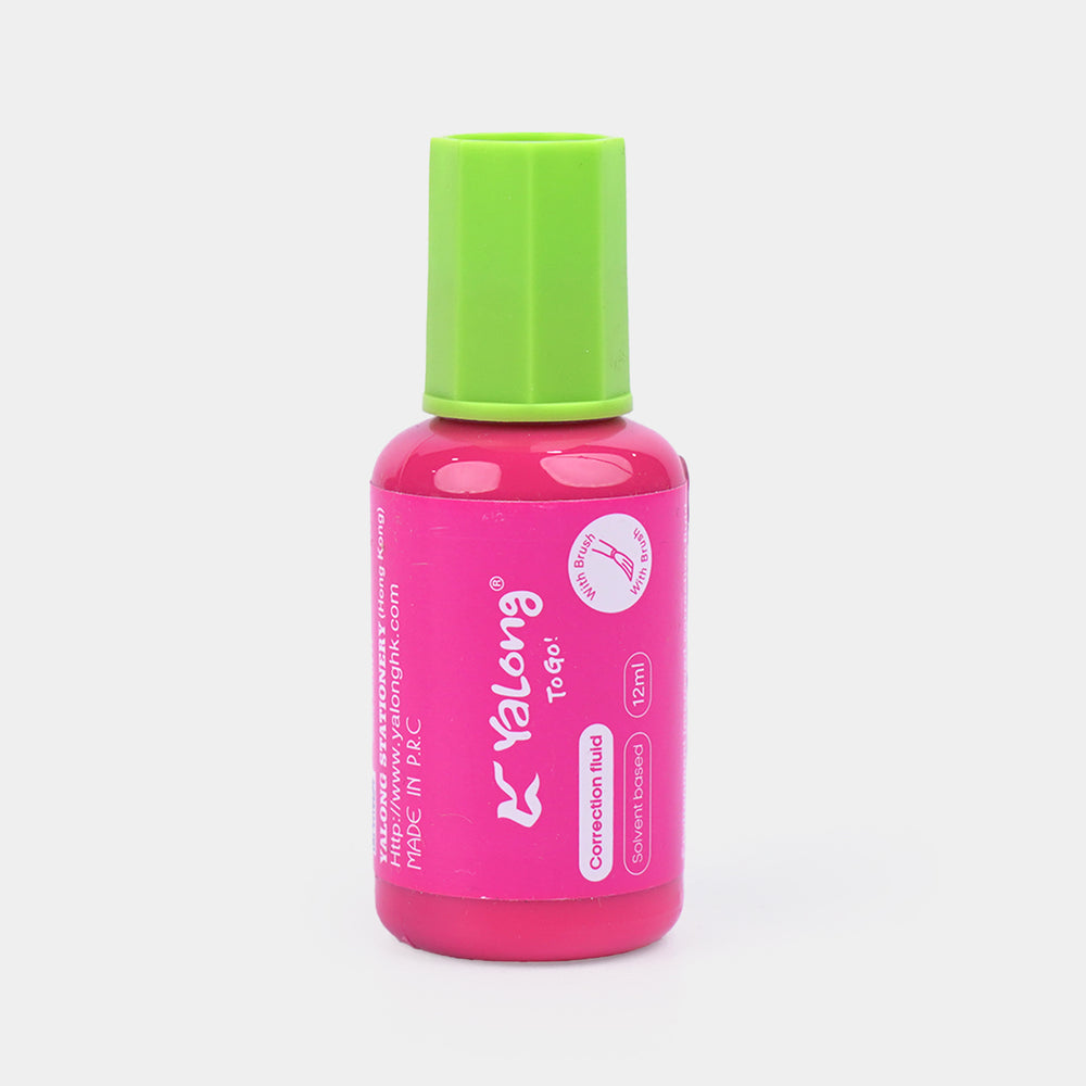 Solvent-Based Correction Fluid with Brush - 12ml