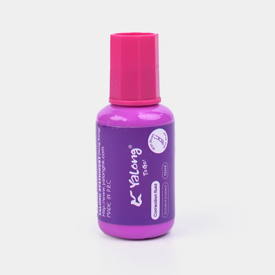 Solvent-Based Correction Fluid with Brush - 12ml