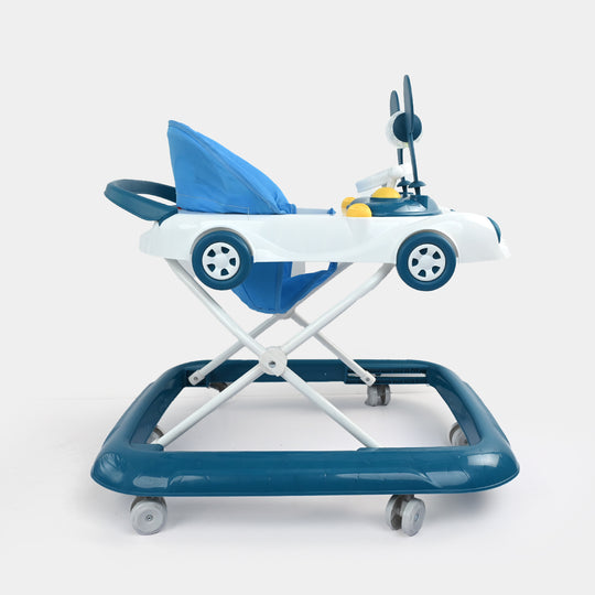 Baby Walker with Steering Wheel Toy Bar | 809 Blue
