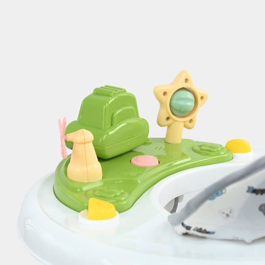 Interactive Baby Walker with Toy Bar | 409 Green