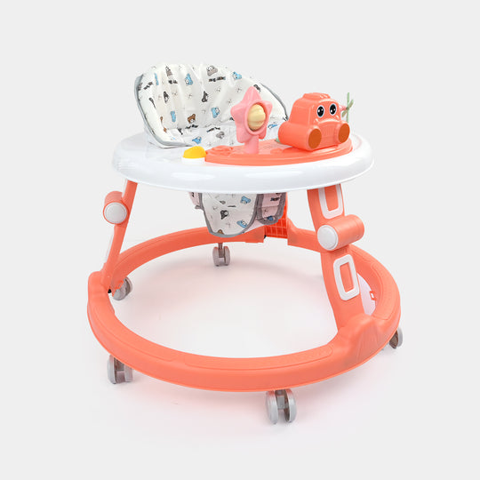 Interactive Baby Walker with Toy Bar | 409 Pink
