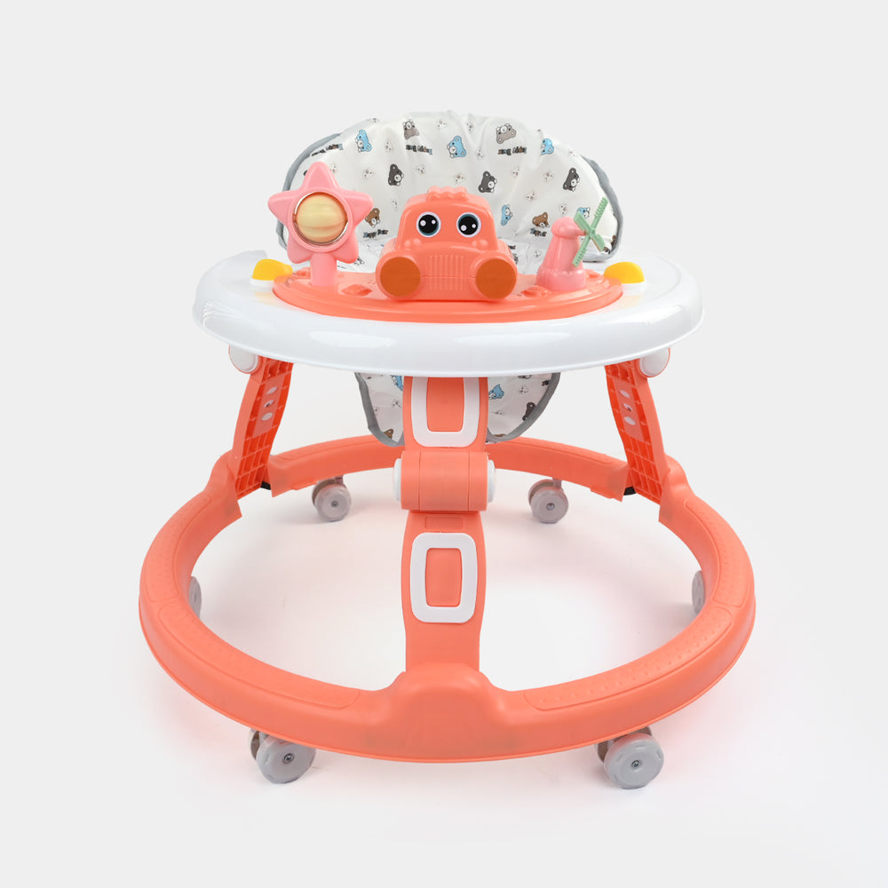 Interactive Baby Walker with Toy Bar | 409 Pink
