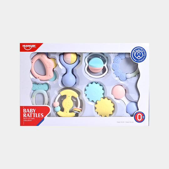Ringing Bell Rattle Toys 8PCs Multi