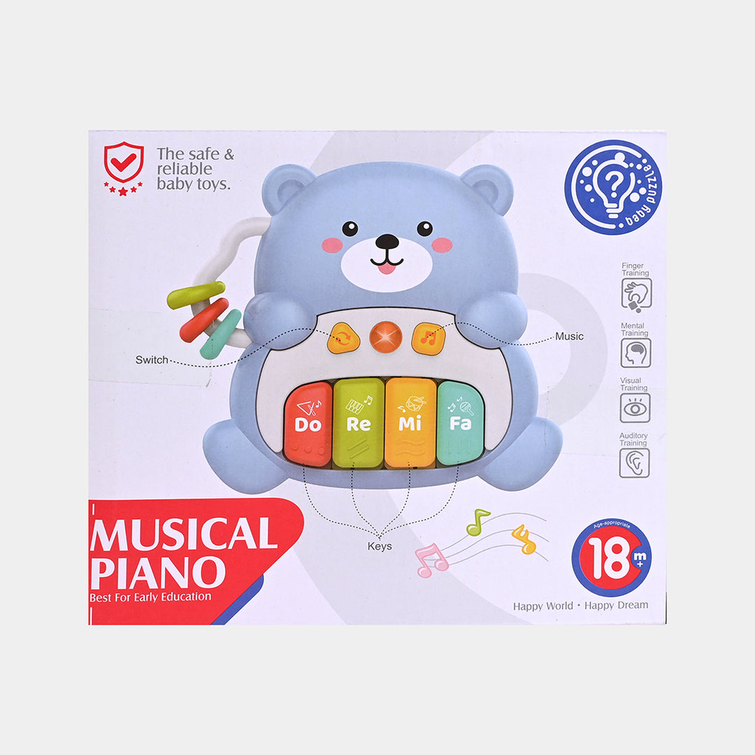 Musical Piano - Baby Puzzle Bear Toy