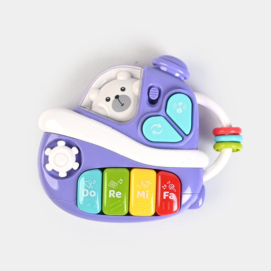 Musical Baby Piano Rattle Toy