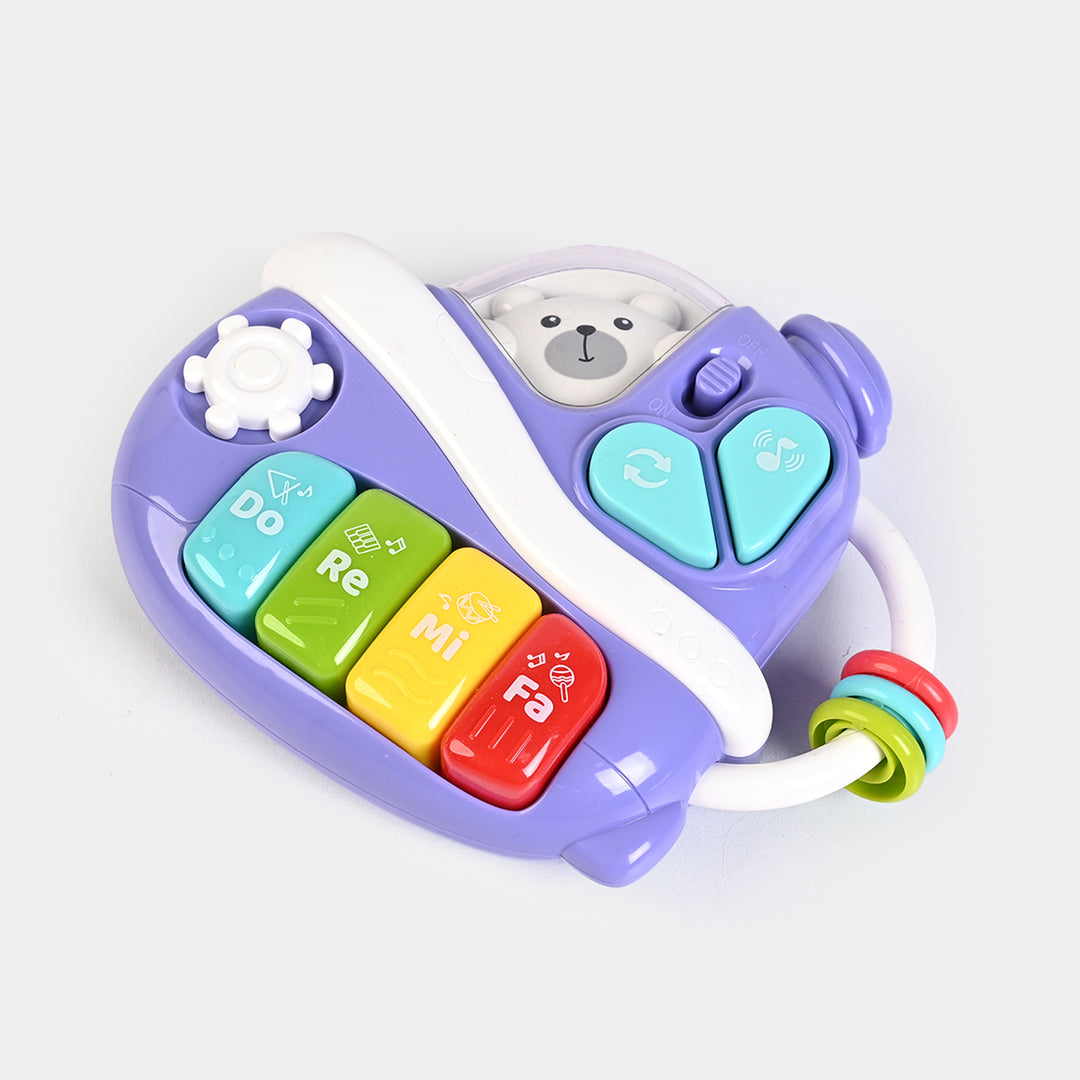 Musical Baby Piano Rattle Toy