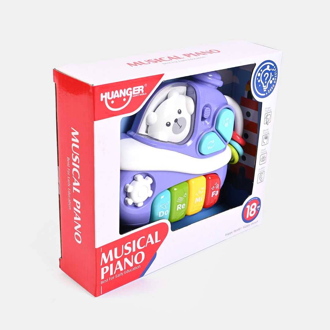 Musical Baby Piano Rattle Toy